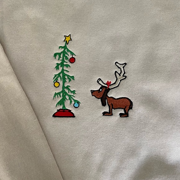 Grinch Dog Max Embroidered Sweatshirt - Picture 5 of 5